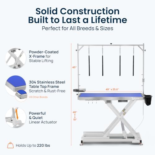 KANIS Professional Electric Dog Grooming Table - Image 4