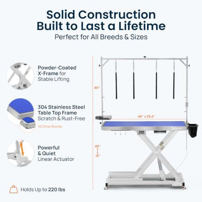 KANIS Professional Electric Dog Grooming Table - Image 4