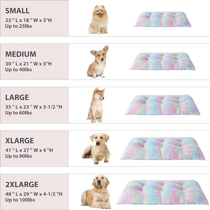 BFPETHOME Dog beds for Large Dogs, Plush Crate Bed - Image 4