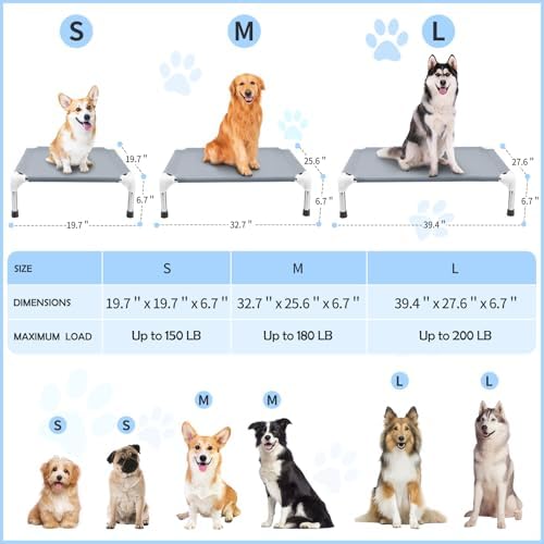 Elevated Dog Bed, Raised Dog Bed - Image 4