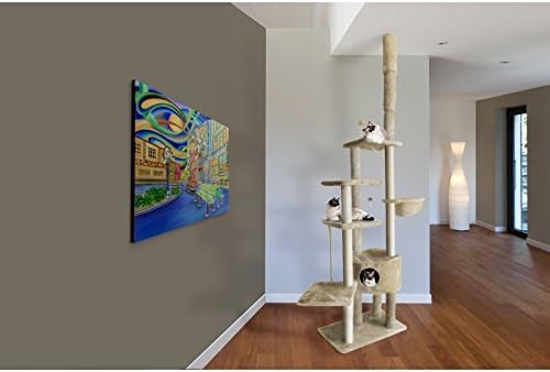 Furhaven 100"-113" Tall Cat Tree - Image 5