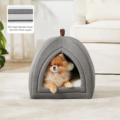 Bedsure 2in1 Cat Beds for Indoor Cats Cave for Kitten - Image 2