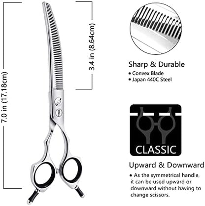 HASHIMOTO Curved Thinning Shears - Image 2