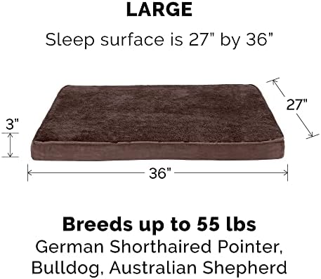 Furhaven Replacement Dog Bed Cover Terry & Suede Mattress, Machine Washable - Image 3