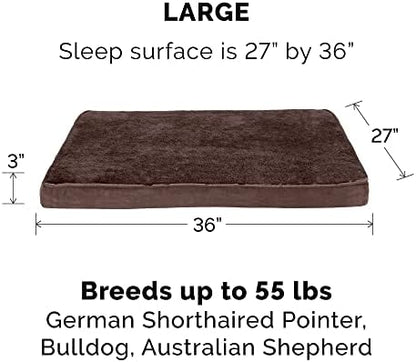 Furhaven Replacement Dog Bed Cover Terry & Suede Mattress, Machine Washable - Image 3