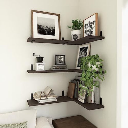 WOPITUES Floating Shelves Set of 6 - Image 5