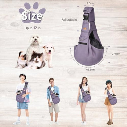 CUBY Adjustable Dog Cat Sling Carrier - Image 6