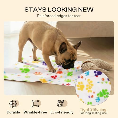LINENLUX Fleece Dog Blankets 6-Pack, Soft Stretchy - Image 3