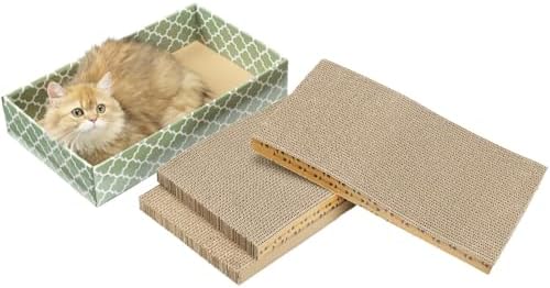MECOOL Cat Scratching Board，3PC Scratch Pad by MECOOL