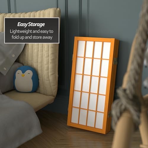 2 ft. Short Desktop Window Pane Shoji Screen - Image 5