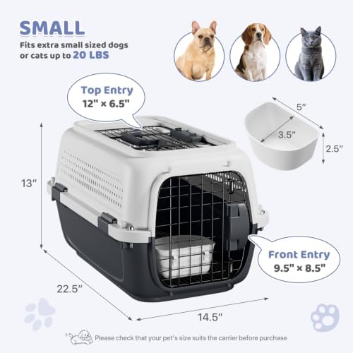 Magshion 22 Inch Hard-Sided Dog Cat Carrier - Image 2