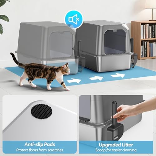 XL Stainless Steel Litter Box - Image 6