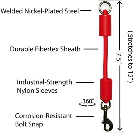 BUNGEE DOG LEASH EXTENSION – Patented Shock Absorber Attachment Protects You - Image 4