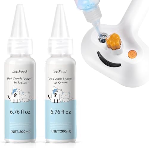 Pet Steam Brush for Dogs, Waterless Shampoo Refill for Dogs & Cats by LetsFeedPetPremiumCollectio