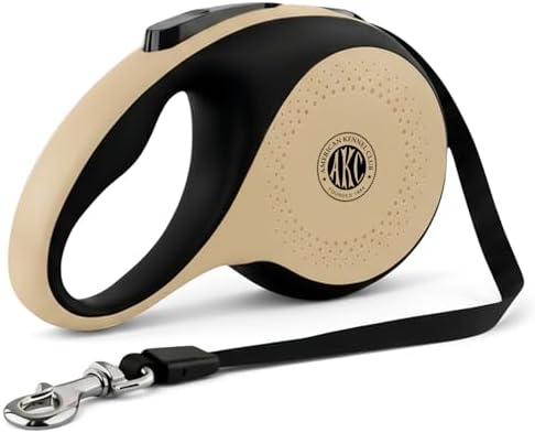American Kennel Club Heavy Duty Retractable Dog Leash, Tangle-Free, Ergonomic by AmericanKennelClub