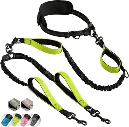 SparklyPets Hands Free Dual Dog Leash, Medium & Large by SparklyPets