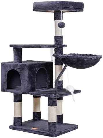 Heybly Cat Tree with Toy, 50.4" Cat Tower condo - Image 5