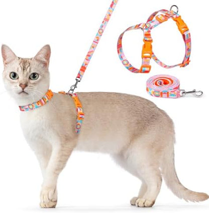 Dooradar Cat Harness and Leash Set, Adjustable Pet Straps by Dooradar