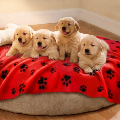 LINENLUX Fleece Dog Blankets 6-Pack, Soft Stretchy - Image 5