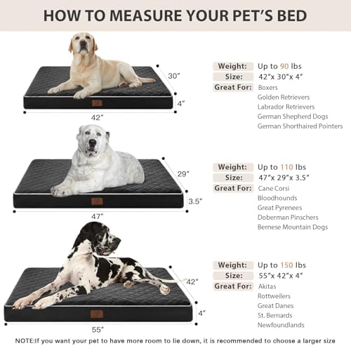 WNPETHOME Orthopedic XXL Dog Beds - Image 6