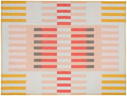 Lovewag Cat Litter Mat, Litter Box Mat, Guava Stripes, 2 Pack - Image 3