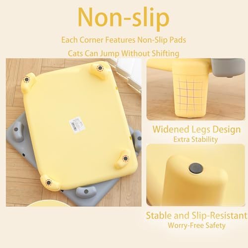 Cat Litter Mat Litter Trapping Mat, 19.69"X15.95"X5.90"Litter Box Mat, - Image 6