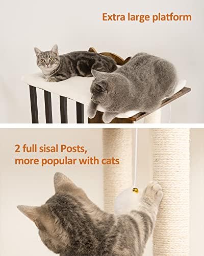 FourFurPets 43.8" Modern Cat Tree - Image 4