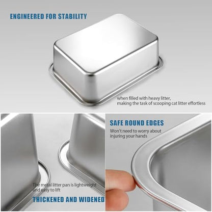 Stainless Steel Cat Litter Box - Image 4