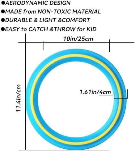 11-inch Flying Ring, 3-Piece Set. A Sports Game - Image 2