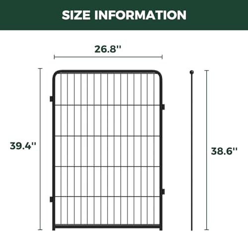 FXW Homeplus Indoor Dog Playpen, 4 Panels, - Image 4