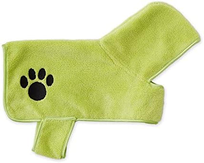 Bone Dry Pet Robe Collection, Embroidered Absorbent Microfiber Bath Robe - Image 2