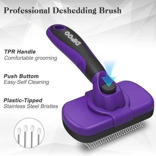 Dipoo Self Cleaning Cat & Dog Grooming Brush - Image 2