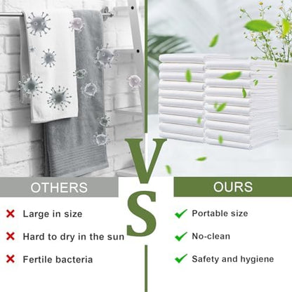 Disposable Bath Towels, 50 Pack 55" x 27.5" Ultra Soft, Quick Dry Disposable - Image 6