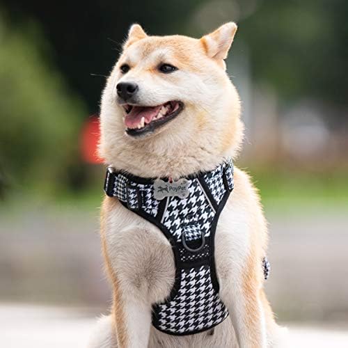 PoyPet Plaid Dog Harness Large, No Pull Vest - Image 2