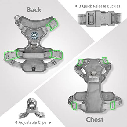 PoyPet No Pull Dog Harness, Reflective Vest - Image 3