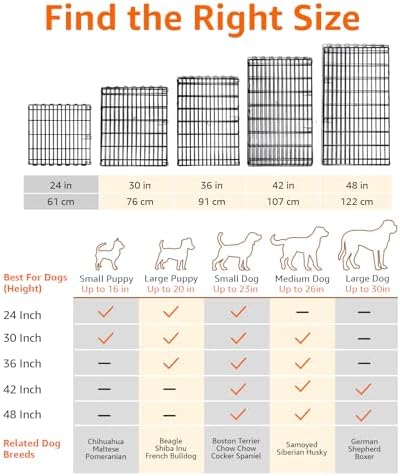 Amazon Basics Foldable Octagonal Metal Exercise Dog Playpen, Indoor/Outdoor Pet - Image 4