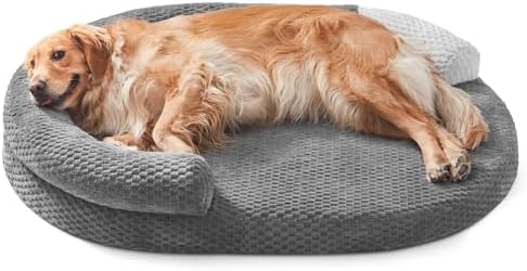 JOEJOY XXL Orthopedic Extra Large Dog Bed, Dark Grey by JOEJOY