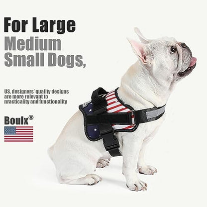 Bolux Dog Harness, No-Pull Reflective Dog Vest, Breathable Adjustable Pet - Image 4