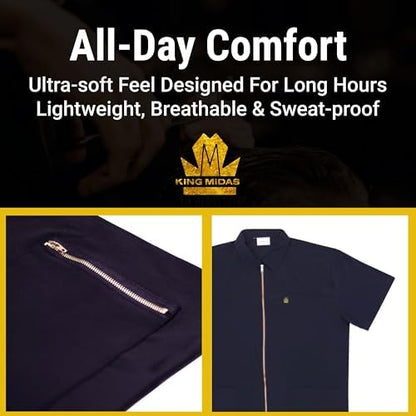 King Midas Professional Barber Jacket - Image 4