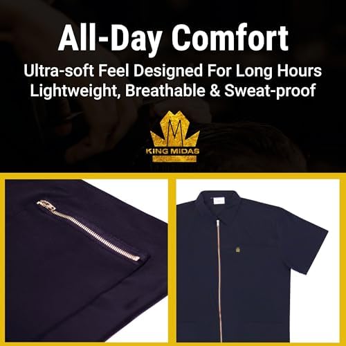 King Midas Professional Barber Jacket - Image 4