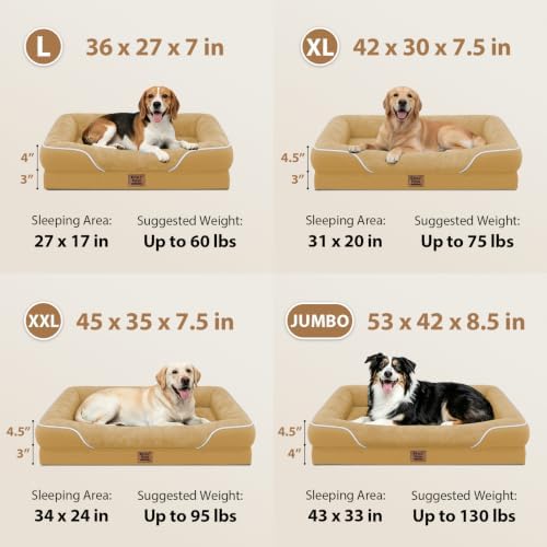 Chez Paw Waterproof Orthopedic Dog Bed - Image 6