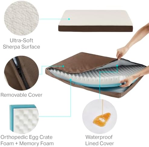 Friends Forever Orthopedic Dog Bed, Cooling Dog Beds - Image 4