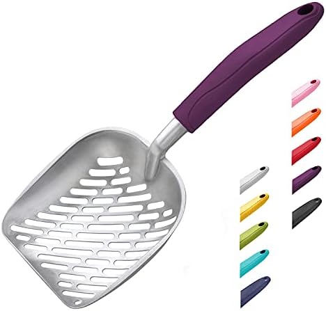 WePet Cat Litter Scoop, Aluminum Alloy Sifter, Kitty Metal Scooper, Deep Shovel by WePet