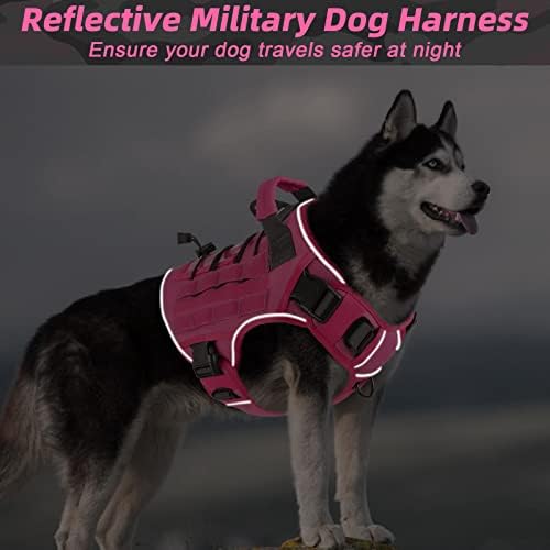 WINGOIN Pink Tactical Dog Harness - Image 5