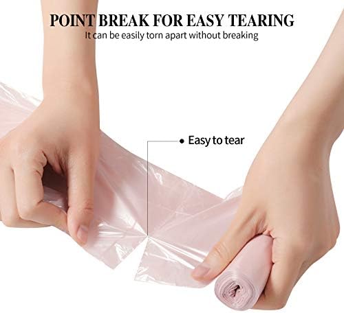 5 Rolls Small Trash Garbage Bags, 4 Gallon 100 Counts - Image 3