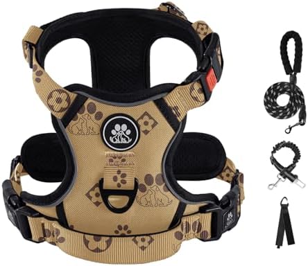 IVY&LANE No Pull Dog Harness for Large Dogs, Reflective Dog Vest Harness by IVYLANE