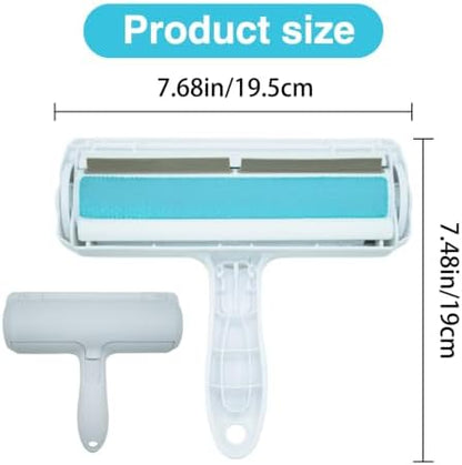 Roller Pet Hair Removal Tool, Detachable Handle Reusable Lint Remover - Image 2