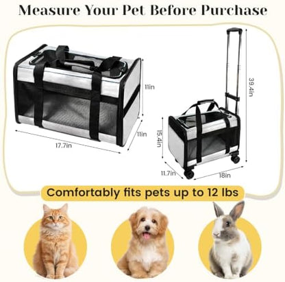 Airline Approved Travel Soft-Sided Carrier - Image 3