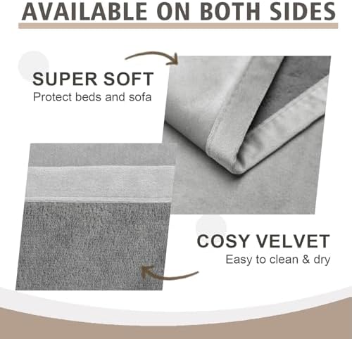 Ameritex Pet Bed Blanket Reversible 100% Waterproof Velvet Super Soft - Image 4
