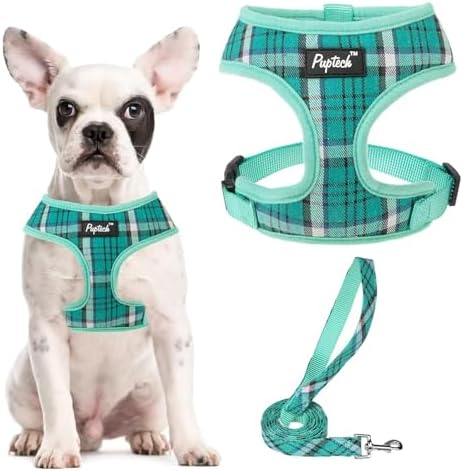 PUPTECK Small Dog Harness and Leash Set No Pull by PUPTECK